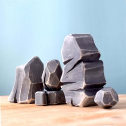 Houten rivier-stenen, Bumbu toys 7337