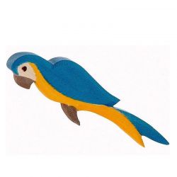 Houten papegaai blauw, Ostheimer 21401