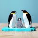 Houten pinguin mannetje, Bumbu toys 2040