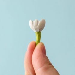 Houten kleine bloem (wit), Bumbu toys 16888