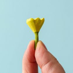Houten kleine bloem (geel), Bumbu toys 16890