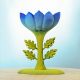 Houten grote blauwe bloem, Bumbu toys 16898