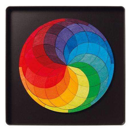 Magneetpuzzel kleurenspiraal, Grimms 91020