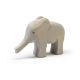 Houten olifant klein met rechte slurf, Ostheimer 20424