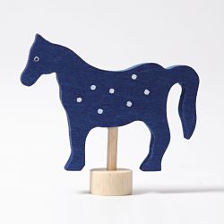 Houten paard (blauw), Grimms 03537