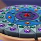 Mandala sparkelende puzzel met glitterstenen, grimms 43082
