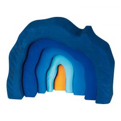 Houten grot blauw, gluckskafer 523323