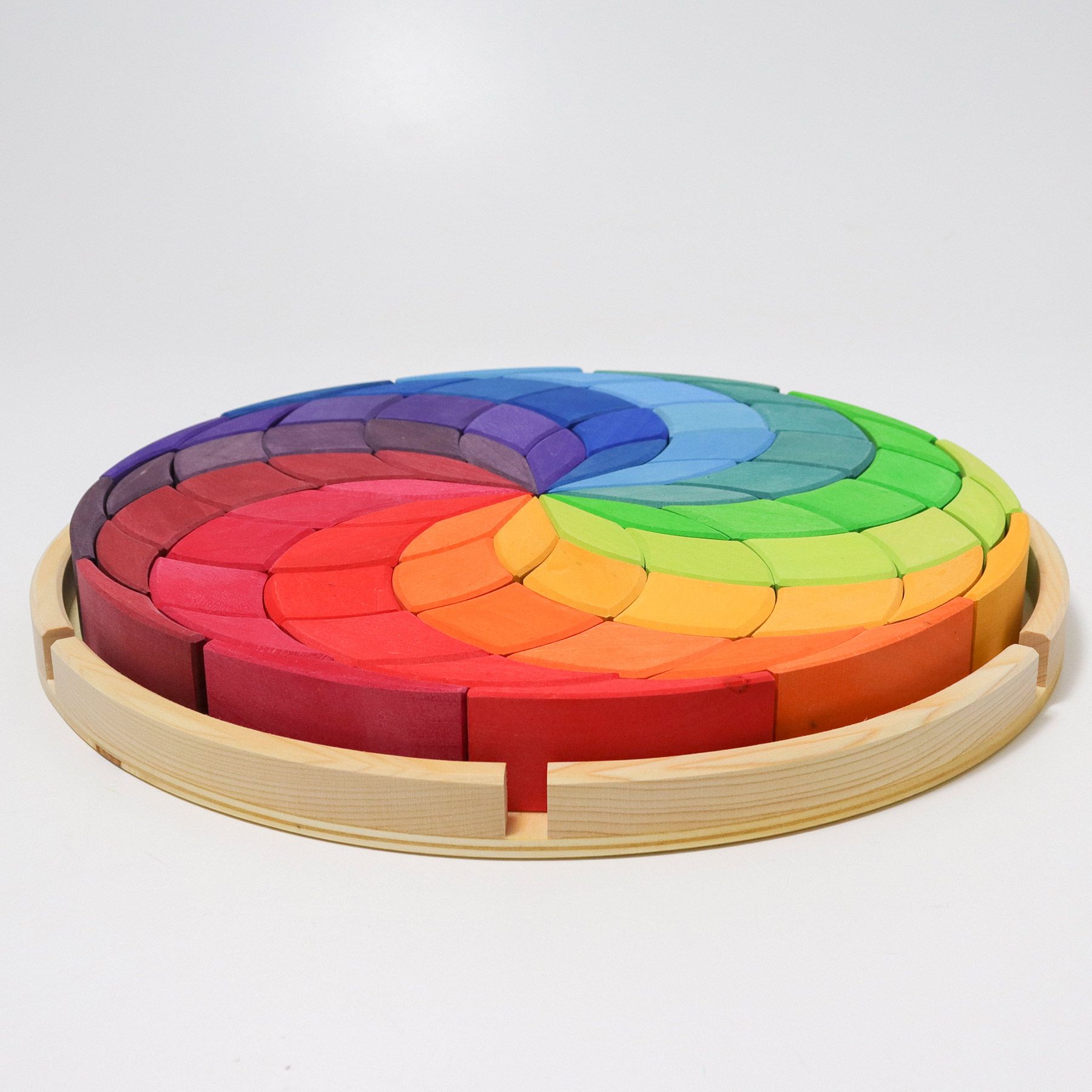43270 - Grimms houten kleurenspiraal puzzel