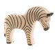 Houten zebra groot, Ostheimer 2073