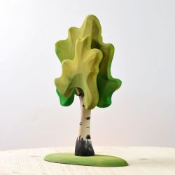 Houten berkenboom groen, Bumbu toys 1930