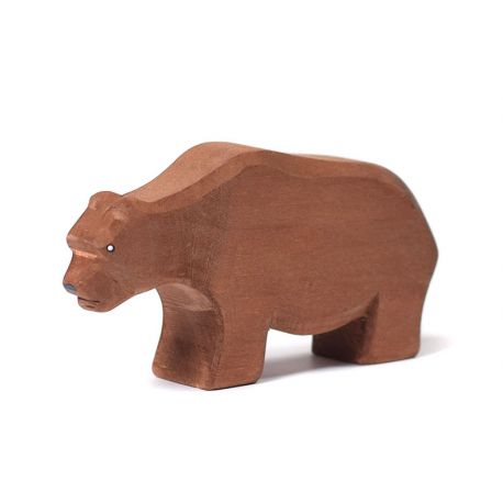Houten bruine beer staand, Bumbu toys 