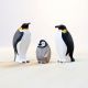 Houten pinguïn set (3 pinguïns), Bumbu toys 2043