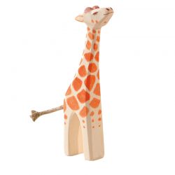 Houten giraffe klein (hoofd omhoog), Ostheimer 21803
