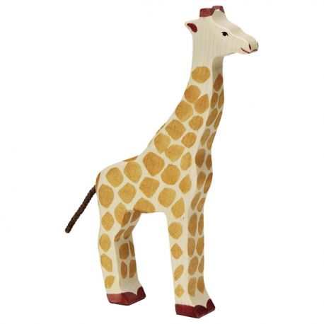 Houten giraffe (hoofd omlaag), Holztiger 80154