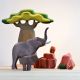 Set van 2 olifanten met savanne stenen, Bumbu toys 5104