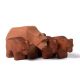 Houten bruine beer staand, Bumbu toys 0101