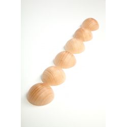Naturel houten halve bollen, Grapat 17-150