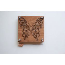 Grennn houten bloemenpers (vlinder)