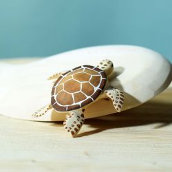 Houten schildpad (bruin), Bumbu toys 8439