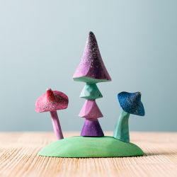 Houten magische paddenstoelen set, Bumbu toys 3074