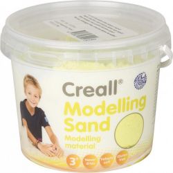 Kinetisch zand (geel) 750 gram, Creall 03204