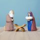 Houten set van kindje Jezus, Jozef van Nazareth en heilige Maria, Bumbu toys 9472