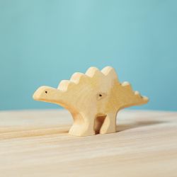 Houten stegosaurus naturel, Bumbu toys 1574