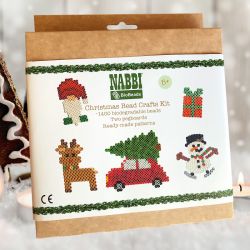 1400 strijkkralen kerst set 1 (biologisch afbreekbaar), Nabbi biobeads