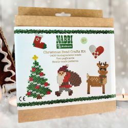 1400 strijkkralen kerst set 2 (biologisch afbreekbaar), Nabbi biobeads