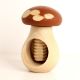 Houten notenkraker paddenstoel (eekhoorntjesbrood), Mader YA101